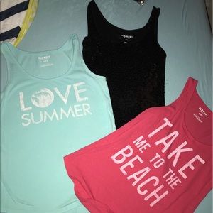 Set of 3- Old Navy tank tops